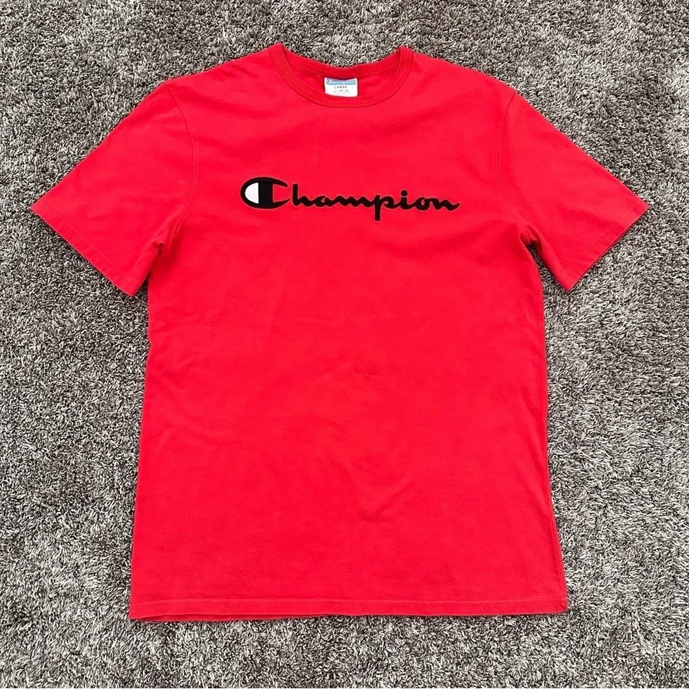 Champion Red Men's T-Shirt